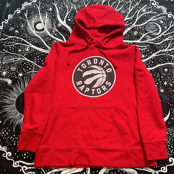 Toronto raptors fanatics branded primary logo- pullover hoodie red size M - Picture 2 of 7